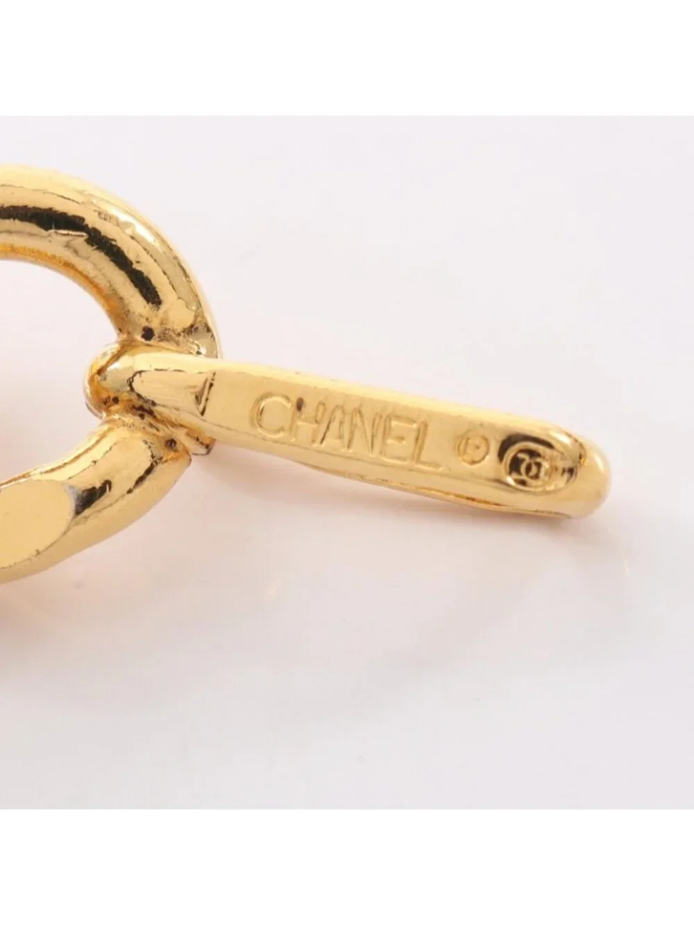 Chanel Belt CC Logo Chain Leather